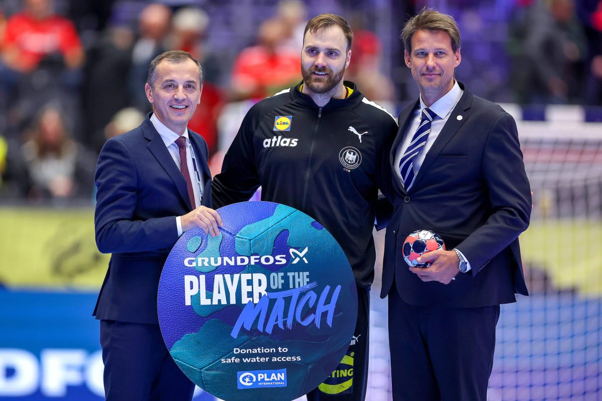 Andreas Wolff ble Banens beste i kveldens kamp mot Norge. Foto: BILDBYRÅN